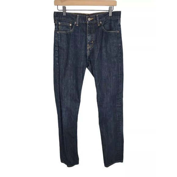 Levis 508 Mens Size 29 x 32 Slim Fit Tapered Medium‎ Wash Blue Denim Jeans - Picture 1 of 2